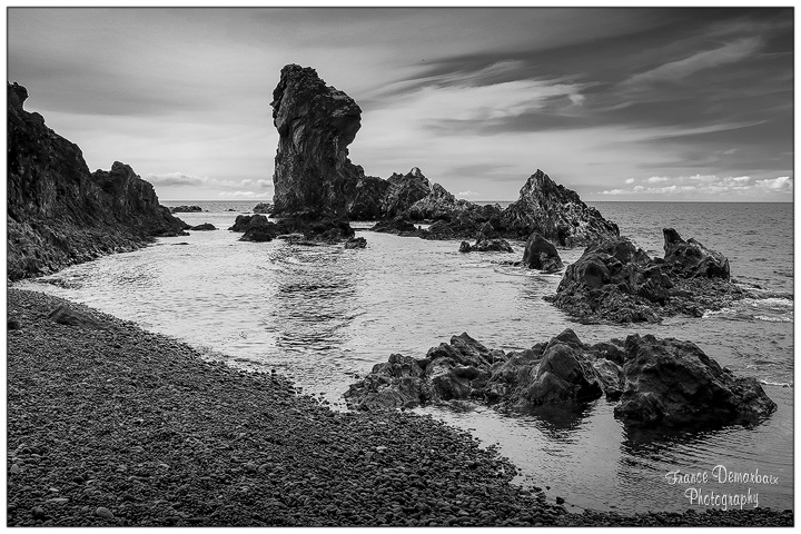 Islande - noir et blanc