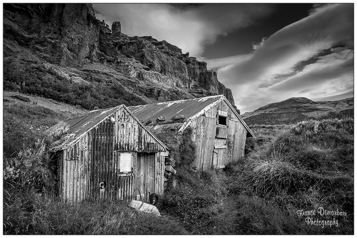 Islande - noir et blanc