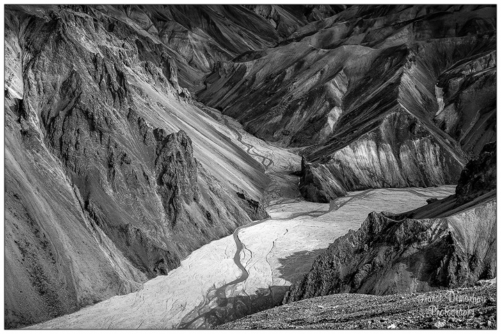 Islande - noir et blanc
