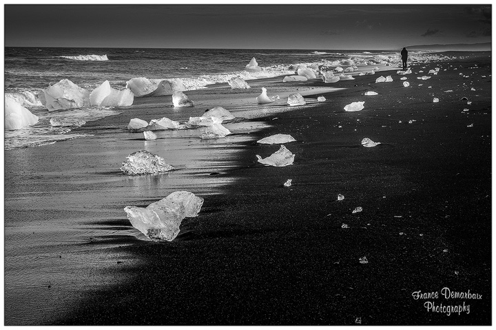 Islande - noir et blanc