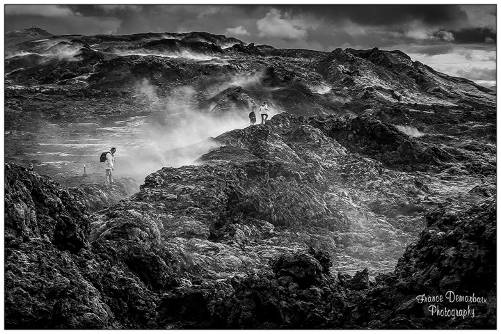 Islande - noir et blanc