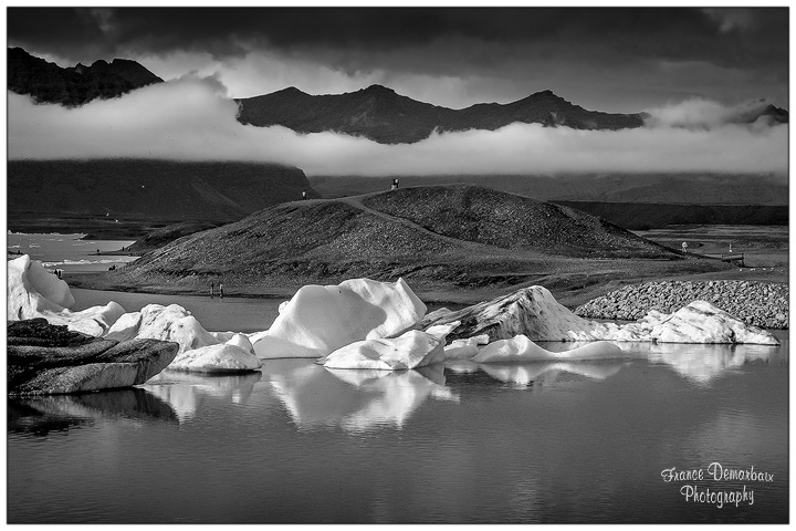Islande - noir et blanc