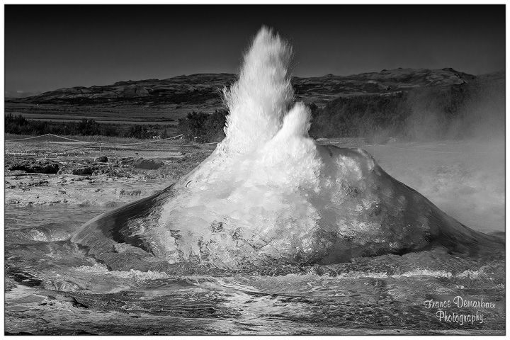 Islande - noir et blanc