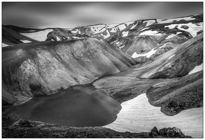 Islande - noir et blanc