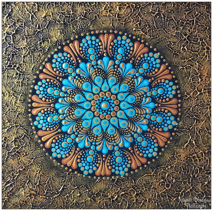MANDALA 36 - toile 29x29cm
