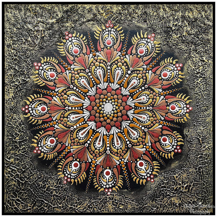 MANDALA 53 - toile 29x29cm