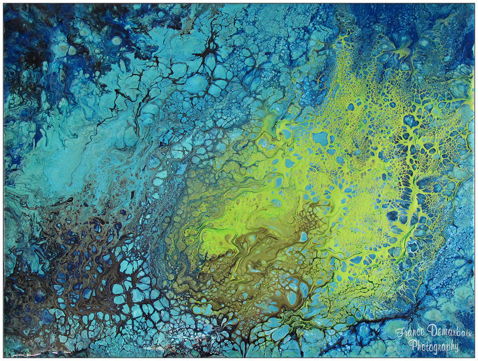 ATLANTIDE - toile 30x40cm