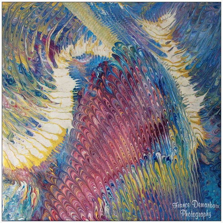 POW WOW - toile 3D 29x29cm