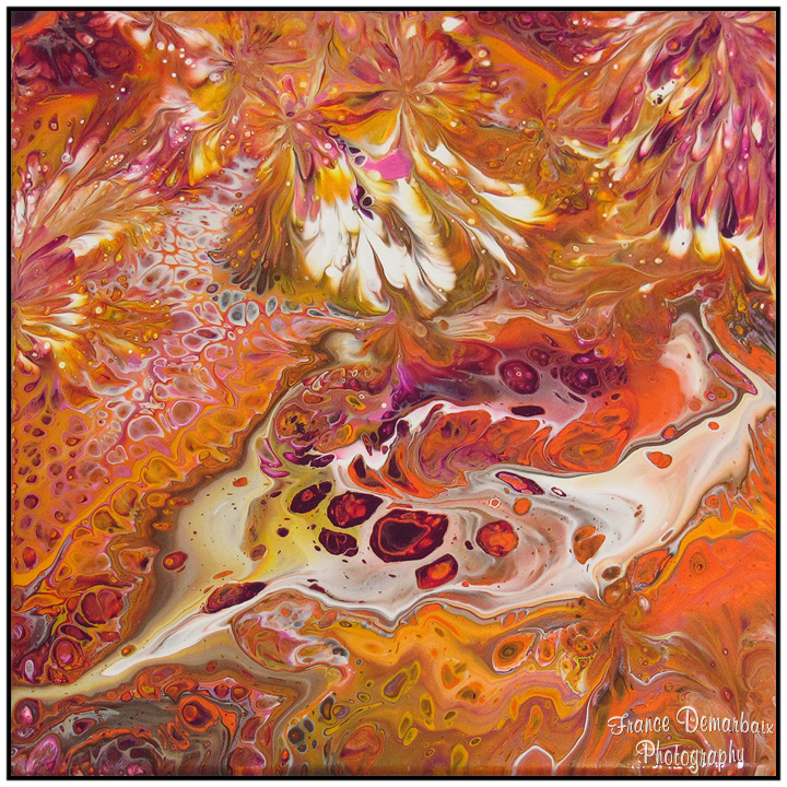 GAIETÉ - toile 3D 29x29cm - VENDUE