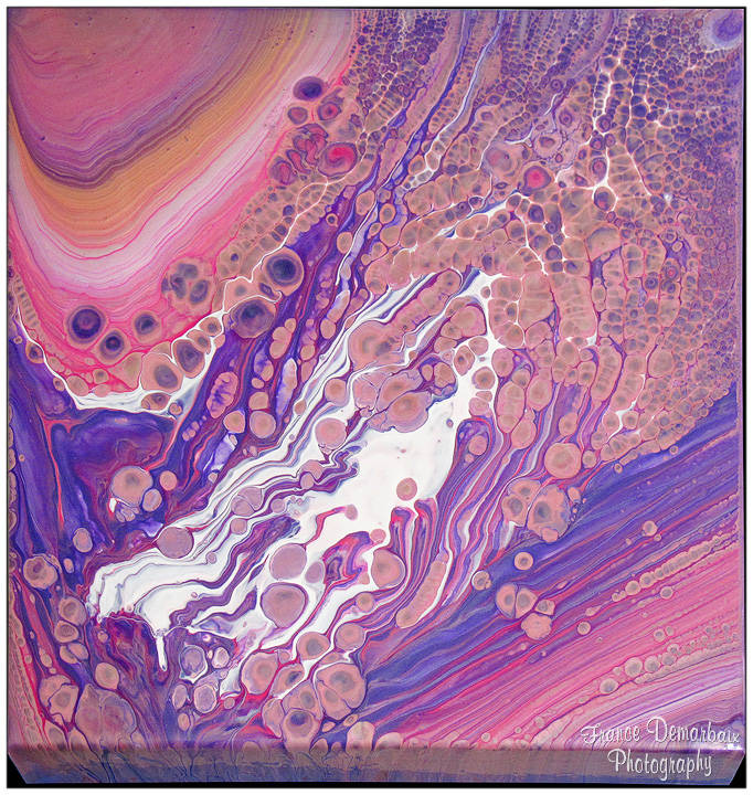 NÉBULEUSE - toile 3D 29x29cm