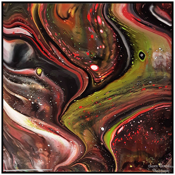 GALAXIE 2025 - toile 3D 29x29cm - NEW 2025 !